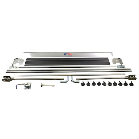 Us Tarp 5-Spring External Mount Steel System, W/97 Wind Deflector, Ground Level Crank 12302-GLC